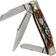 Image pour Rough Ryder Stockman Cinnamon Stag RR2160 Damascus slipjoint couteau de poche