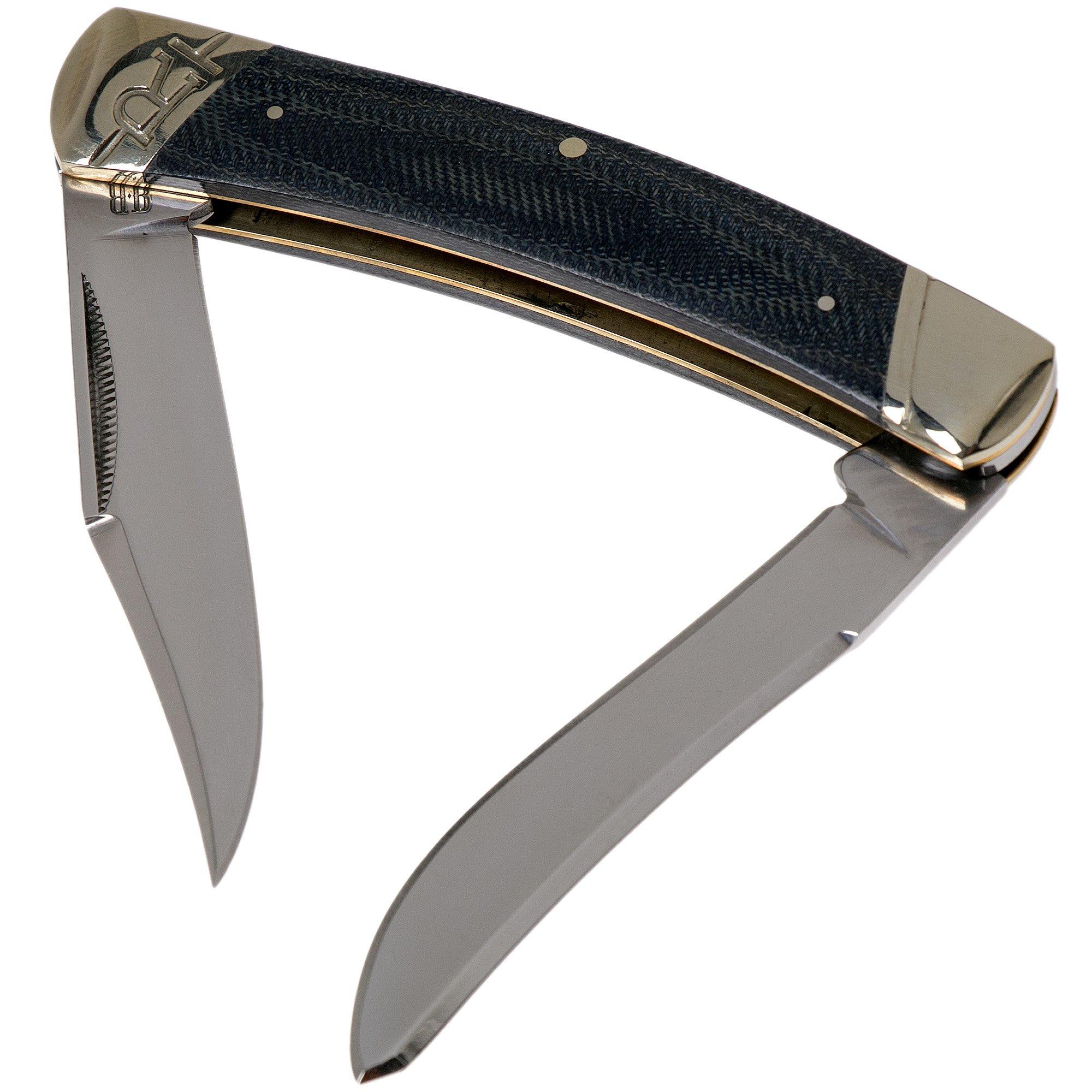 Rough Ryder Large Moose Denim RR2185 Carbon Slipjoint Taschenmesser