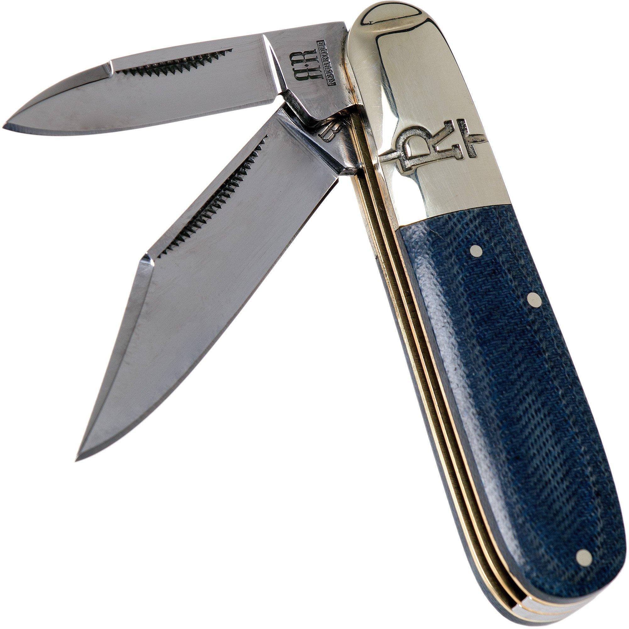 Rough Ryder Barlow Denim RR2191 Carbon Slipjoint Taschenmesser