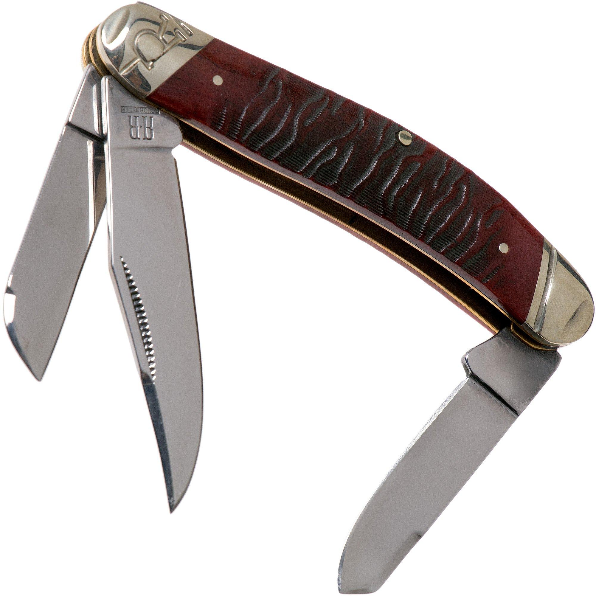Rough Ryder Tiger Stripe Sowbelly RR2222 Taschenmesser