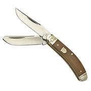 Rough Ryder Brown Burlap Sowbelly RR2332, pocket knife