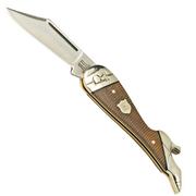 Rough Ryder Brown Burlap Lady Leg Knife, RR2335 pocket knife