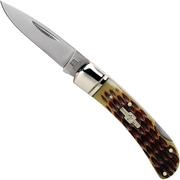 Rough Ryder Lockback Amber Bone RR461 zakmes