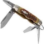 Rough Ryder Camp Knife Amber Bone RR533 slipjoint pocket knife