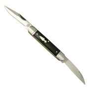 Rough Ryder Reserve Hedgehog D2 Black Micarta, RRR005 slipjoint pocket knife