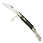 Rough Ryder Reserve Common Stock D2 Black Micarta, RRR008 Slipjoint Taschenmesser