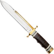 Image for Rough Ryder Stacked Leather Bowie RR2203 fixed knife