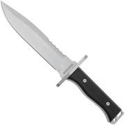 Rough Rider RR2541, Bead Blasted Stainless, Black G10, vaststaand mes