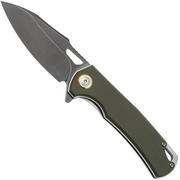 Rough Ryder RR2597 Blackwashed 440, Green Micarta, zakmes