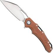 Rough Ryder RR2611 Satin D2, Brown Micarta, zakmes