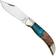 Image for Rough Ryder Deer Slayer RR2650, Satin 440, Pandora Swirl Wood Resin, pocket knife