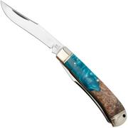 Rough Ryder Jumbo Trapper RR2651, Satin 440, Pandora Swirl Wood Resin, zakmes