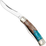 Rough Ryder Large Moose RR2652, Satin 440, Pandora Swirl Wood Resin, zakmes