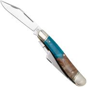 Rough Ryder Texas Stockman RR2653, Satin 440, Pandora Swirl Wood Resin, zakmes