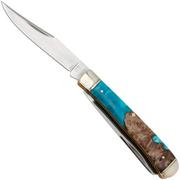 Rough Ryder Trapper RR2656, Satin 440, Pandora Swirl Wood Resin, zakmes