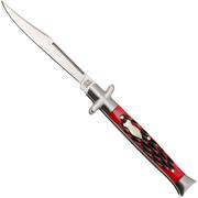 Rough Ryder Reserve Bowtie Fishtail RRR052, D2, Red Jigged Bone, slipjoint zakmes