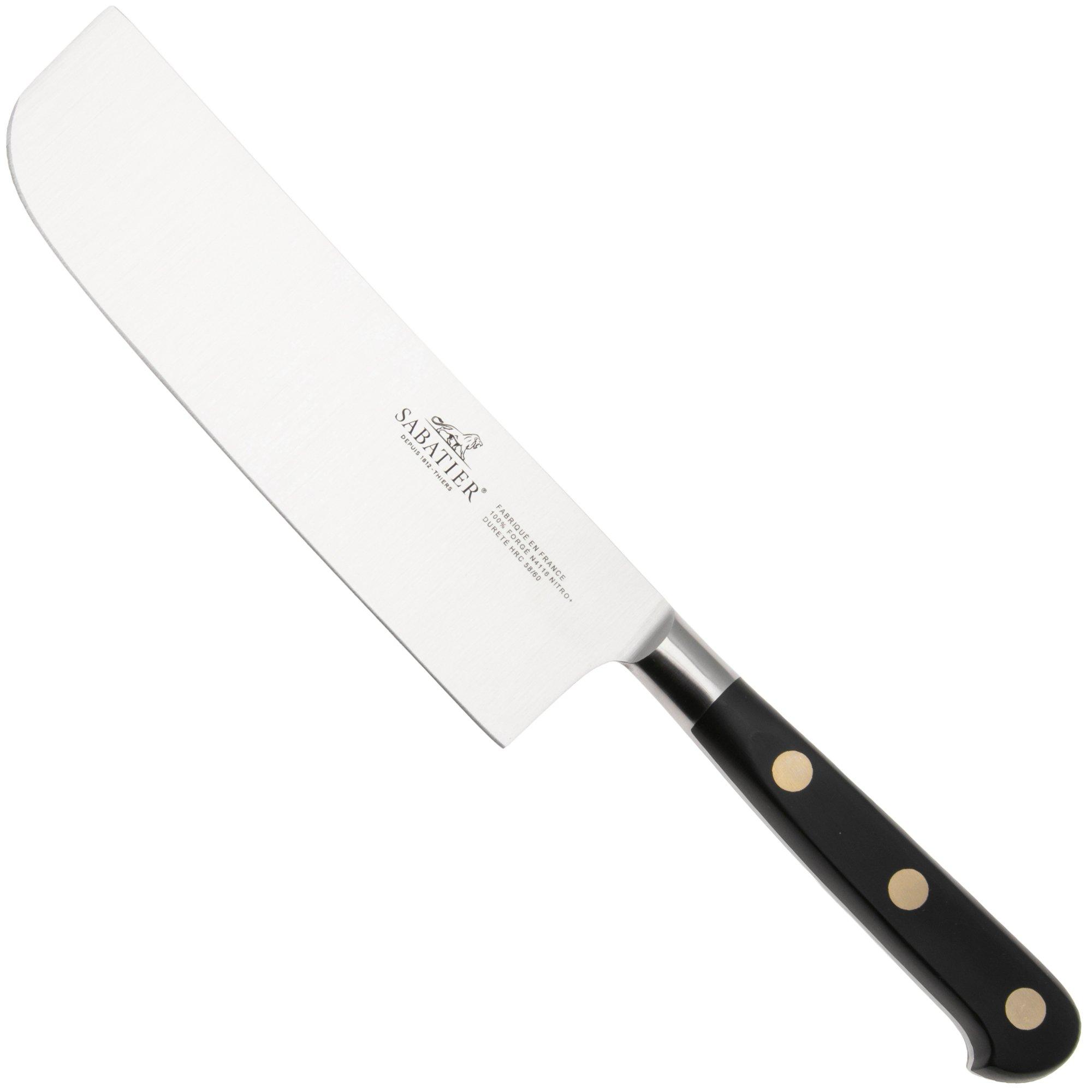 Lion Sabatier Idéal 714980 Brass Rivets, Nakiri, 17 cm