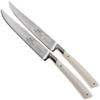 Afbeelding voor Lion Sabatier Edonist Perle steakmessenset 2-delig, wit, 808281