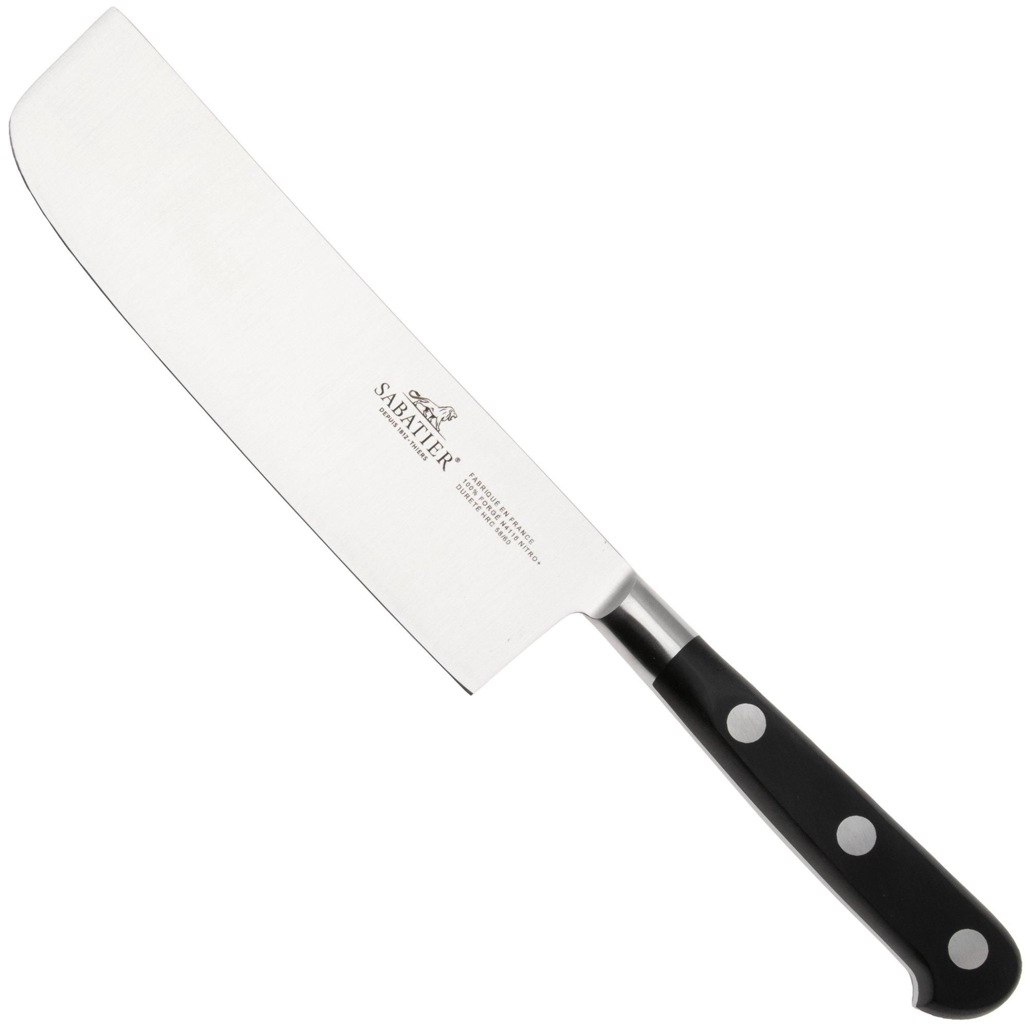 Lion Sabatier Idéal 814980 Stainless Steel Rivets, Nakiri, 17 cm