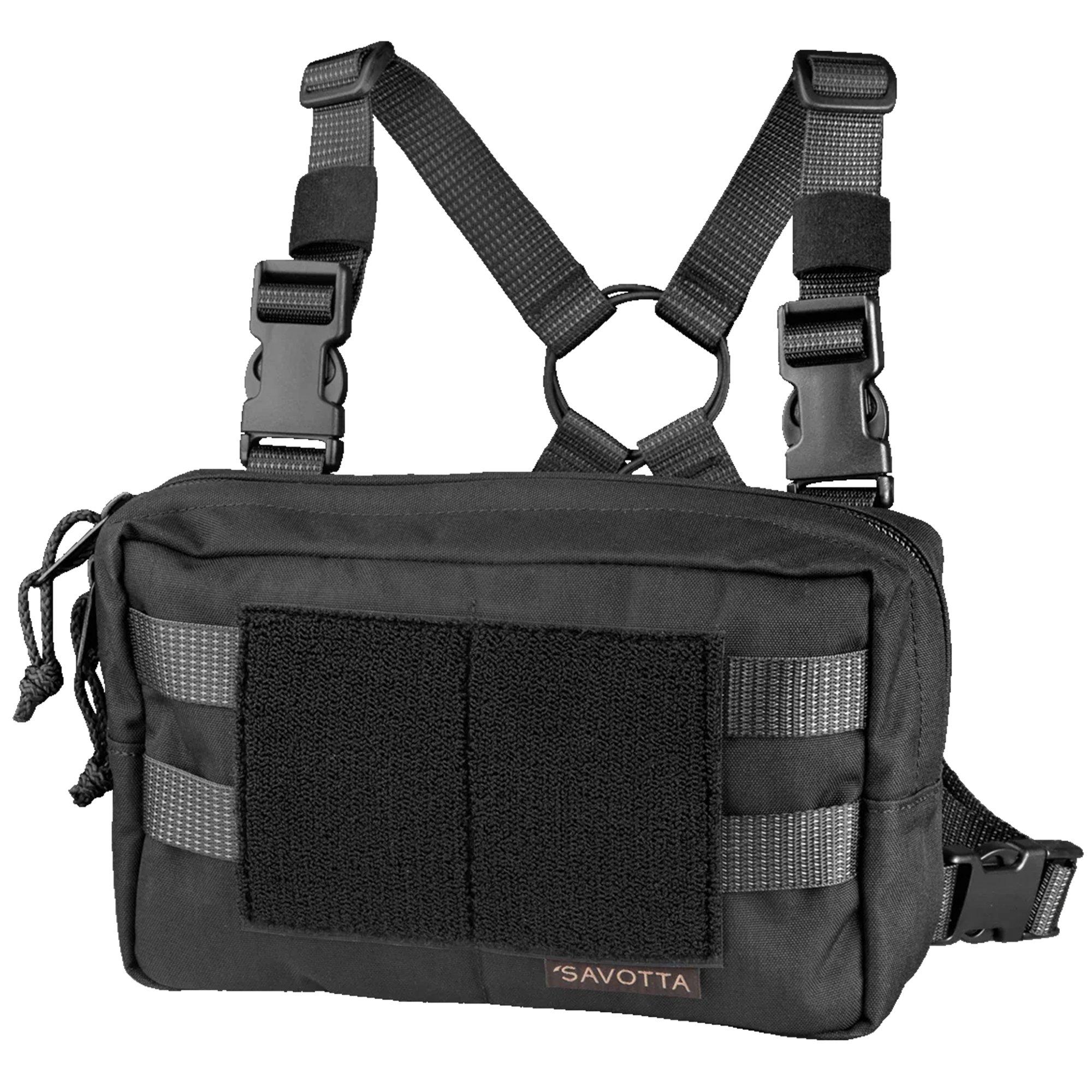 Savotta Rintamus Chest Pack 130602509, borsttas, zwart