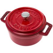 Staub mini braadpan - cocotte 10cm, 0,25L, rood