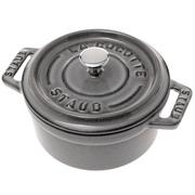 Staub mini casserole-cocotte 10 cm, 0,25 l grey