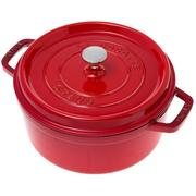 Staub casserole-cocotte 24 cm, 3,8 l red
