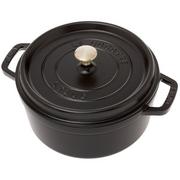 Staub casserole-cocotte 24 cm, 3,8 l black