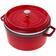 Bild für Staub Cocotte / Bräter 26cm, 5,2L, rot mit Dämpfeinsatz