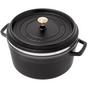 Image for Staub roasting pan - cocotte 26cm, 5,2L, black with steam tray