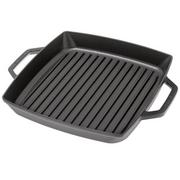 Staub grillpan 28cm vierkant, zwart