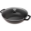 Staub sartén wok pequeño 30 cm, 4,4L, negro