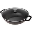 Staub panela wok, 30 cm, 4,4 L preto