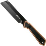 Schrade Cleaver Fixed Knife 4.25" 1124288 Tan & Black FRN 