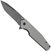 Schrade Shudder 1159289, G10 blanc, couteau de poche