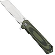 Schrade Lateral 1159291 G10 vert noir, couteau de poche