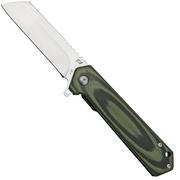 Schrade Lateral 1159291 negro y verde G10, navaja