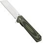 Image for Schrade Lateral 1159291 black and green G10, pocket knife
