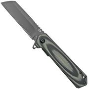 Schrade Lateral 1159293, G10 noir et blanc, couteau de poche