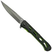 Schrade Inert CLR 1159303 allimunio nero e verde, coltello da tasca