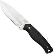 Schrade Exertion Drop Point Knife 1159309, black fixed knife