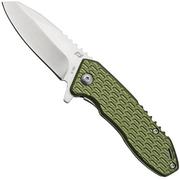 Schrade Tenacity 1159317, groen aluminium, zakmes