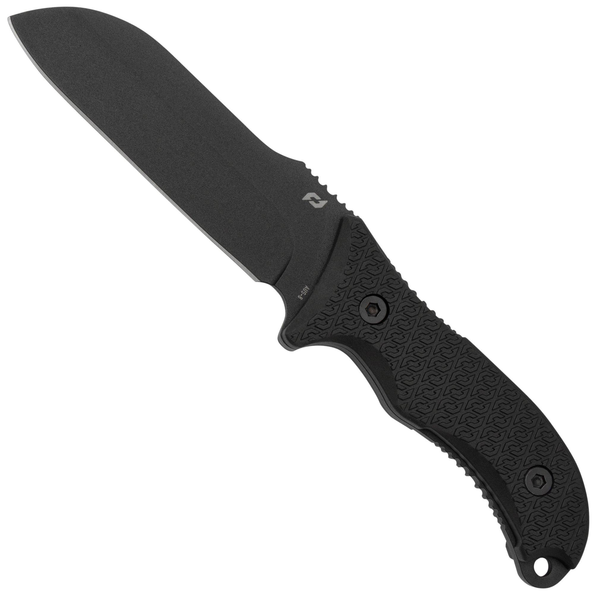 Nóż z głownią stałą Schrade Bedrock Sheepsfoot, 1182514, czarny