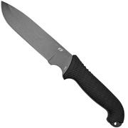 Schrade Bedrock Magnum 1182517, cuchillo fijo negro