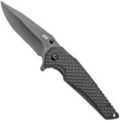 Schrade Fanatic 1182621, G10 nero, coltello da tasca