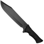 Schrade Leroy Fixed Blade 650942, black survival knife