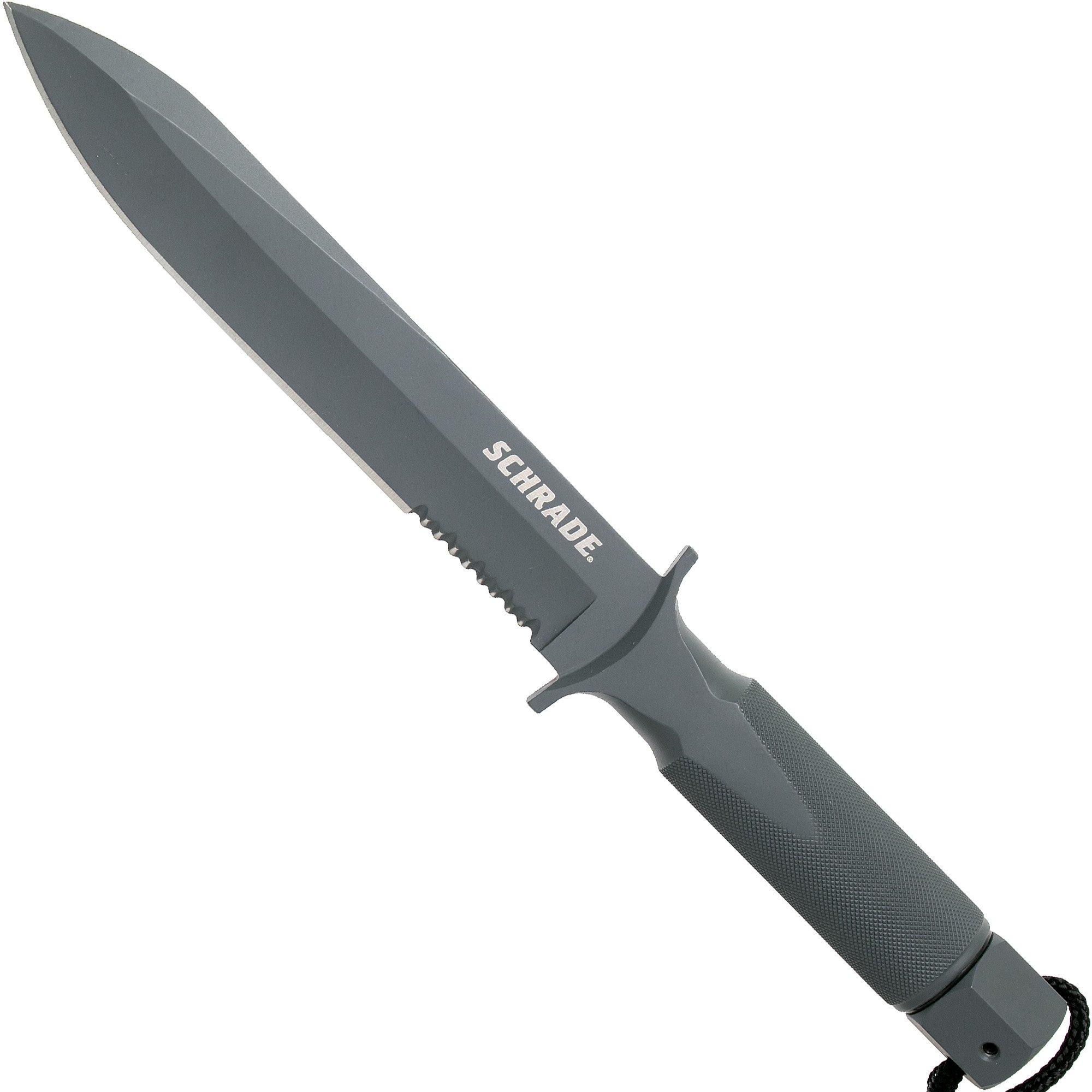 Schrade Extreme Hollow Handle SCHF1 Survival Special Forces 7.5" survival knife