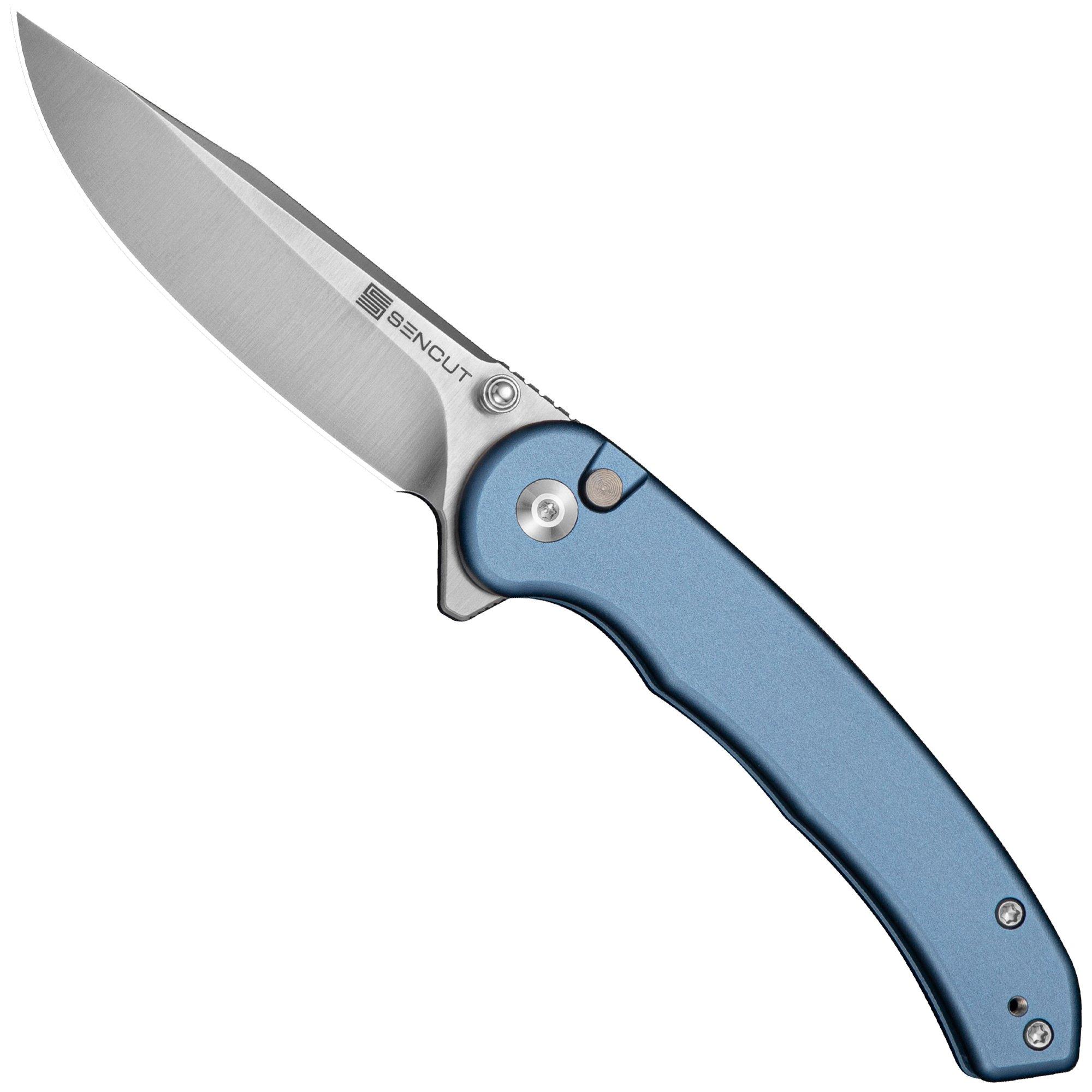 Nóż składany SENCUT Ingot S25102-3 Satin D2, Blue Aluminum