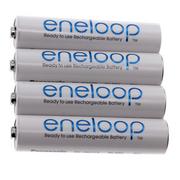 Panasonic/Sanyo Eneloop AAA 4x oplaadbare NiMH-batterijen, 750mAh