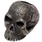 Schmuckatelli Classic Skull Bead Black Oxidized